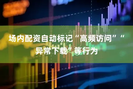 场内配资自动标记“高频访问”“异常下载”等行为